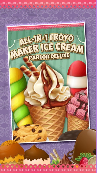 A ALL-IN-1 FROYO MAKER ICE CREAM PARLOR - DELUXE YOGURT DESSERT CREATOR 1.0 IOS