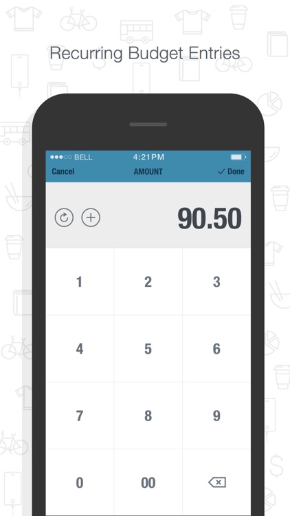BUDGT - monthly finances, day by day screenshot-4