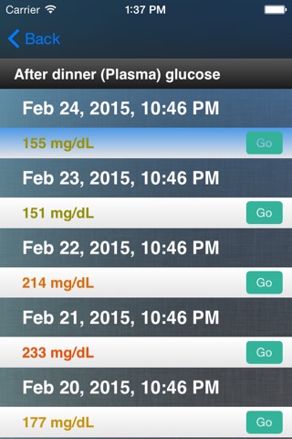 Symptom and Lab Value Manager and Tracker screenshot 4