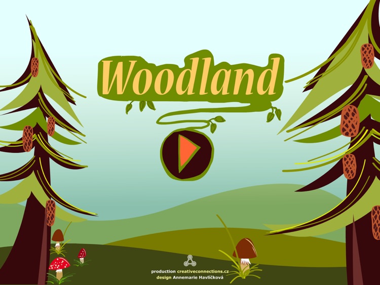 Woodland puzzle for kids