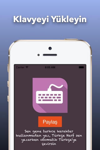Türkçe Harf - İngilizce klavyeyle yazarken Türkçe karakterleri otomatik olarak ekleyen Iphone klavyesi screenshot 2