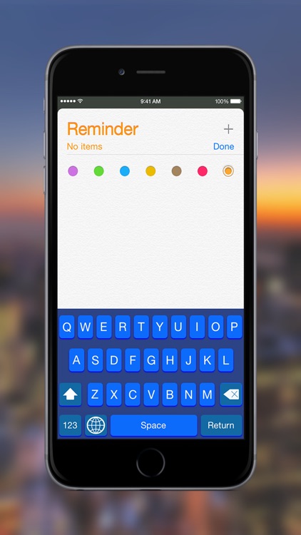 Color Keyboard - Blue Keyboard Skin ( Custom Keyboard System Wide For All Your Apps)