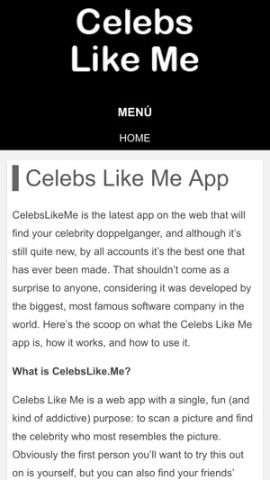 Guide for Celebs Like Me