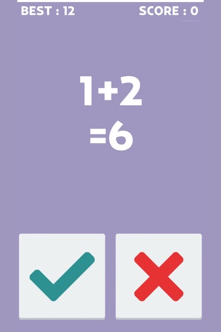 Extreme Math – Fun mental calculation game where you have just around a second to answer the equation screenshot 3