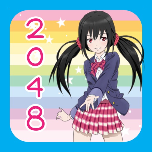 2048 Game School Idol Festival Edition - All about best puzzle : Trivia game Icon