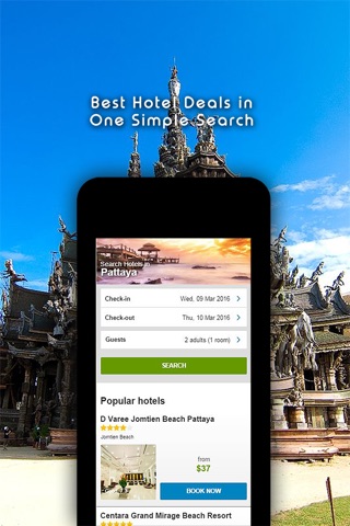 Pattaya Thailand Hotel Search, Compare Deals & Book With Discount screenshot 2