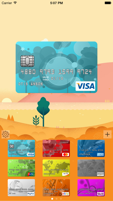 CardFolio - Carte de crédit et gestionnaire de mot de passe