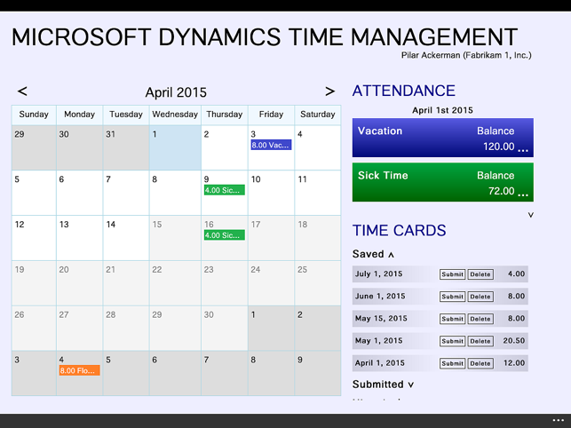 Microsoft Dynamics Time Management(圖2)-速報App