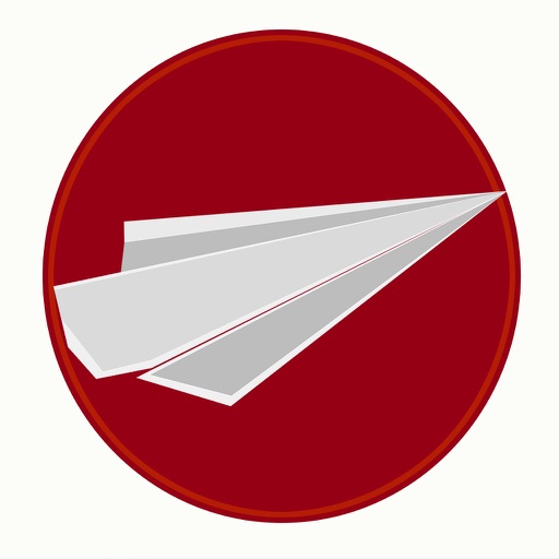 Paper plane - glide again icon