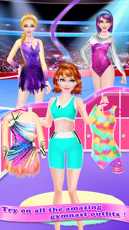 American Gymnastics Girls - All Star Sports Team 2016: Spa, Makeup & Dress Up Beauty Salon Game