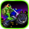 A Turtle Motorcycle Bike Race v. Mutant Ninja Warriors - PRO! Big Racing Fun for Kids!