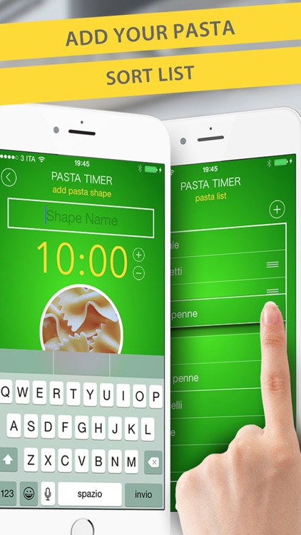 Pasta Timer - cooking timer with voice over countdown alarm