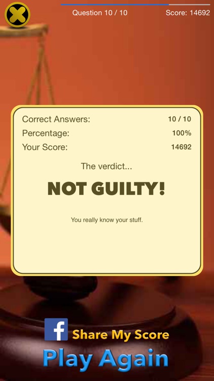 Criminal Justice Terminology Quiz screenshot-3