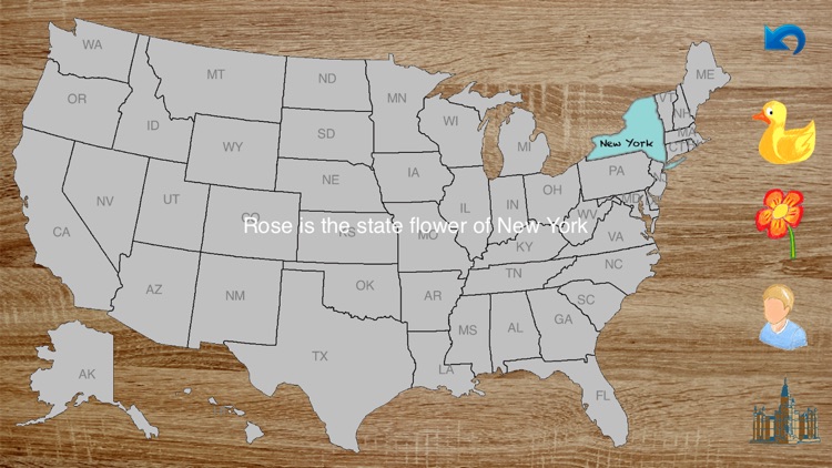 USA Map Master - Learning, puzzle game and test