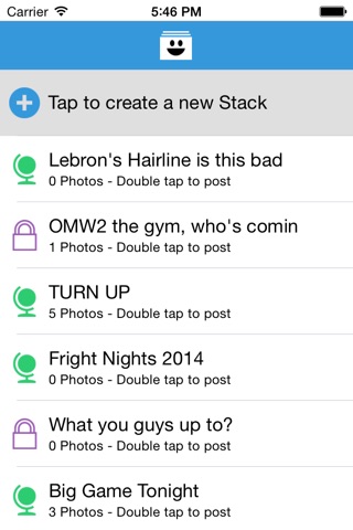 ChatStacks - Group Picture Messaging screenshot 2