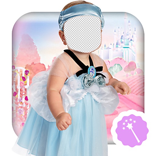 Baby Princess Fairytale Photo Montage icon