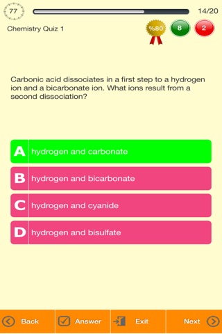 College Chemistry Quiz screenshot 2