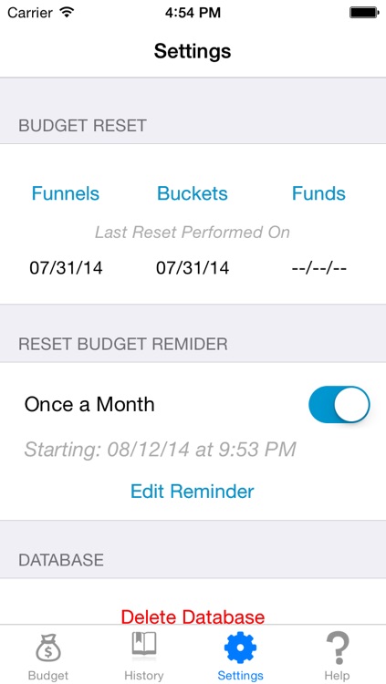 Buckets and Funnels - Savings and Expense Budgeting App screenshot-4