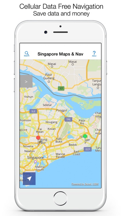 Singapore Offline Maps and Offline Navigation screenshot-0