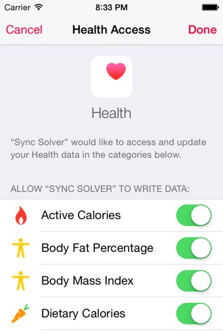 Sync Solver - Fitbit to Health screenshot 3