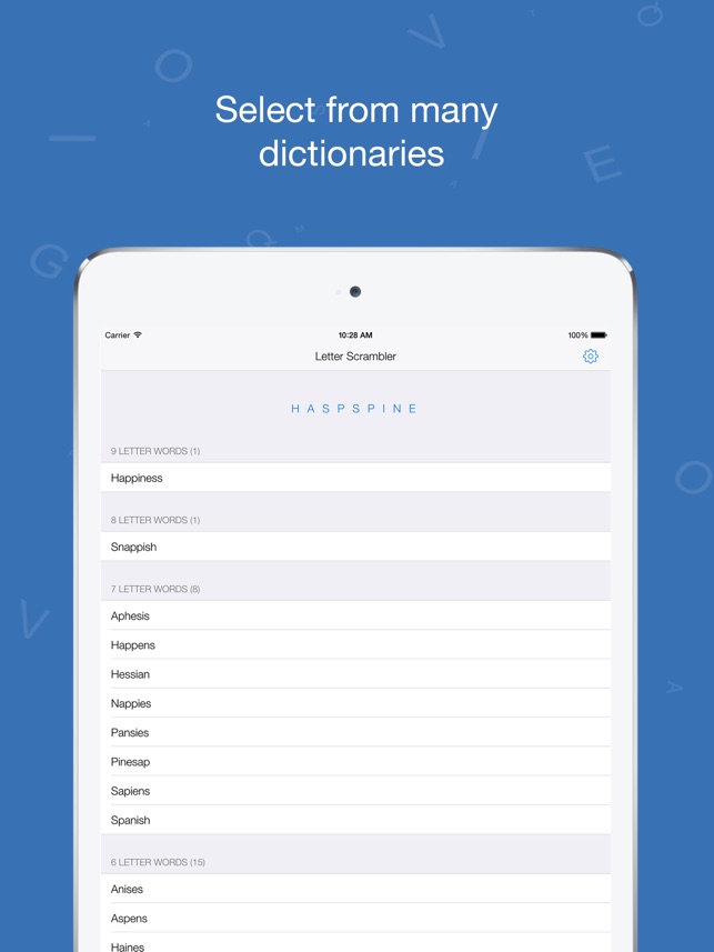 letter scrambler on the app store letter scambler