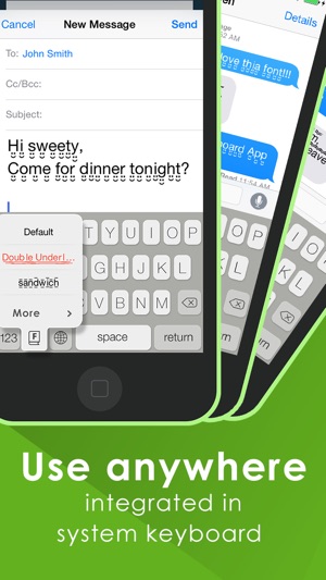 Cool Fonts Keyboard for iOS 8 - better fonts and cool text k(圖2)-速報App