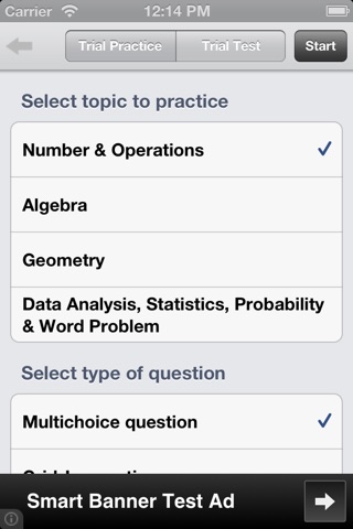 SAT Math Test screenshot 3