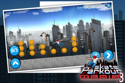Skate Parkour Mania 3 : The Extreme Ollie Jump and Tricks City Sport - Free Edition screenshot 2