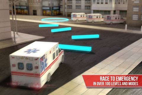 Ambulance Simulator 3D - Patients emergency rescue and hospital delivery sim - Test real car driving, parking and racing skills screenshot 3
