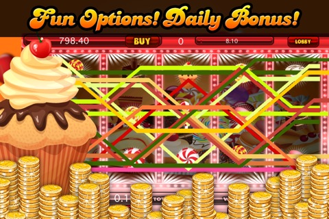 Fun Candy Slots Machine - Blast Gems Mania Craze Casino Saga screenshot 3