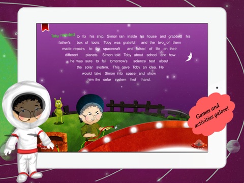 Simon in Space for Children by Story Time for Kids screenshot 2