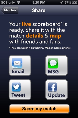 SoccerScorer screenshot 3