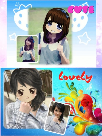 Chibi Camera HD - make yourself cute Chibi photo screenshot 2