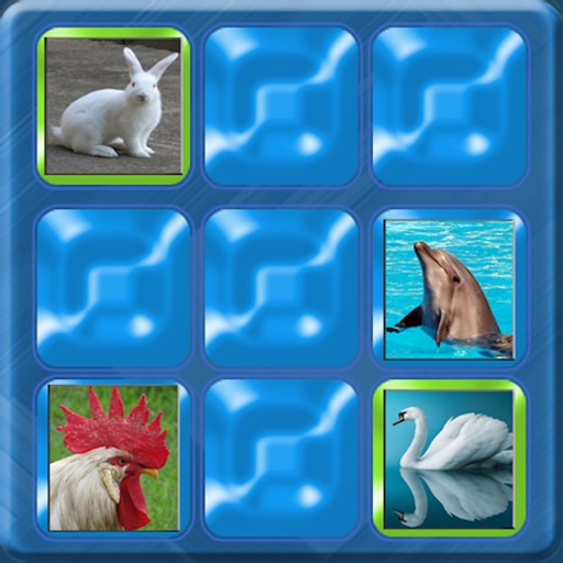 Kids Can Match - Animals , vocal memory game for children HD