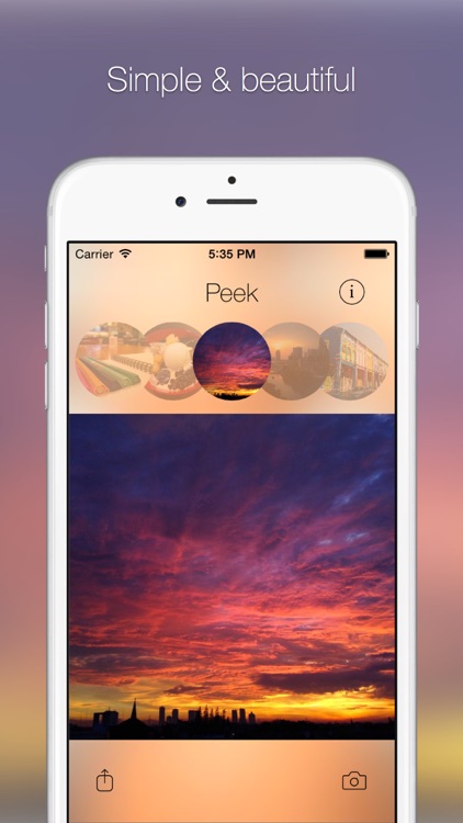 Peek - Photo Widget