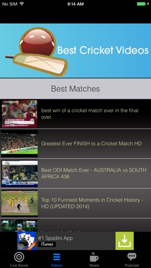 Bazinga Live Cricket Scores