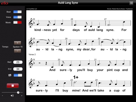 Auld Lang Syne - Learn to pronounce and sing Auld Lang Syne screenshot 3
