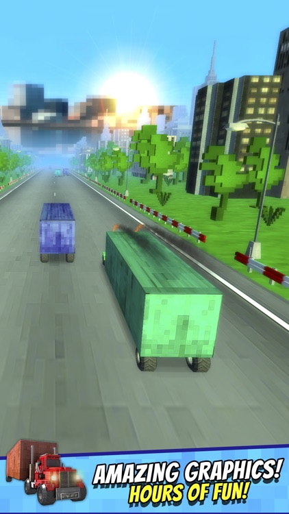 Truck Survival Block Games - Mine Free Truck Racing Mini Game screenshot-4