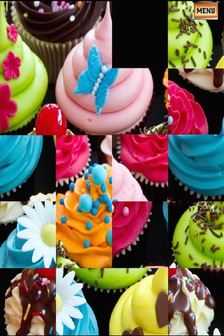 A Perfect Cupcake Free - Fun Bakery Icing Slide Puzzle Game screenshot 2