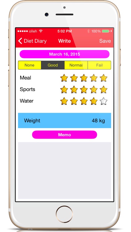 Diet Diary - Health