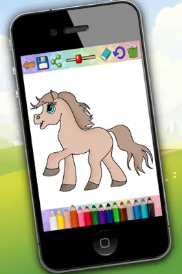 Game screenshot Horses Coloring Book Game apk