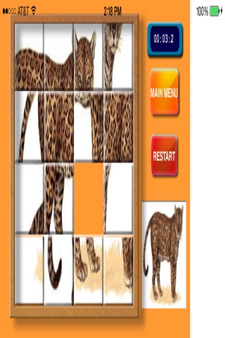 WildAnimalsSquarePuzzle screenshot 2