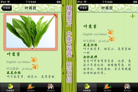 中英文儿童识物及游戏: 常见蔬菜 screenshot 4