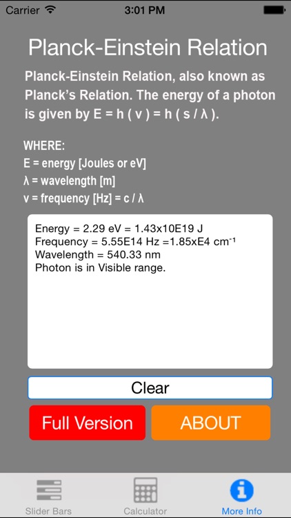 Visualizing Planck Einstein Wavelength Equation Free screenshot-3