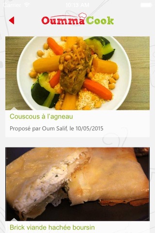 Oumma Cook screenshot 3