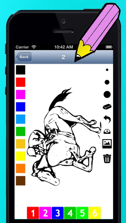 A Coloring Book of Horses for Children: Learn to draw and color pony, horse riding, equestrian and more screenshot-3