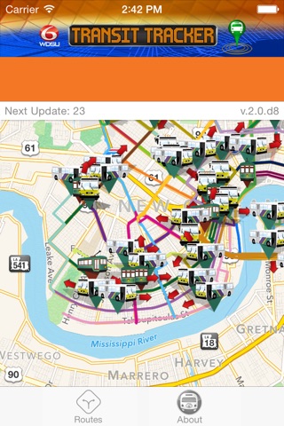 WDSU Transit Tracker screenshot 2