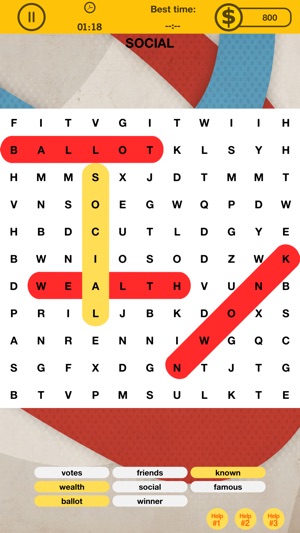 Word Search Hidden Words Puzzle Game