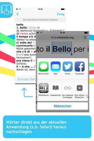 Wörterbuch Italienisch Deutsch screenshot 3