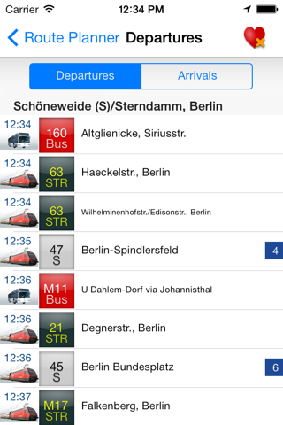 Swiss Transport App screenshot 2